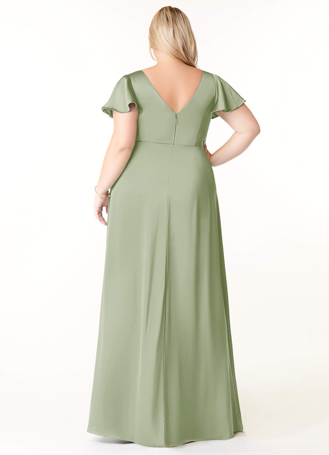 Soren Stretch Satin Dress-AZ64766333-Final sale