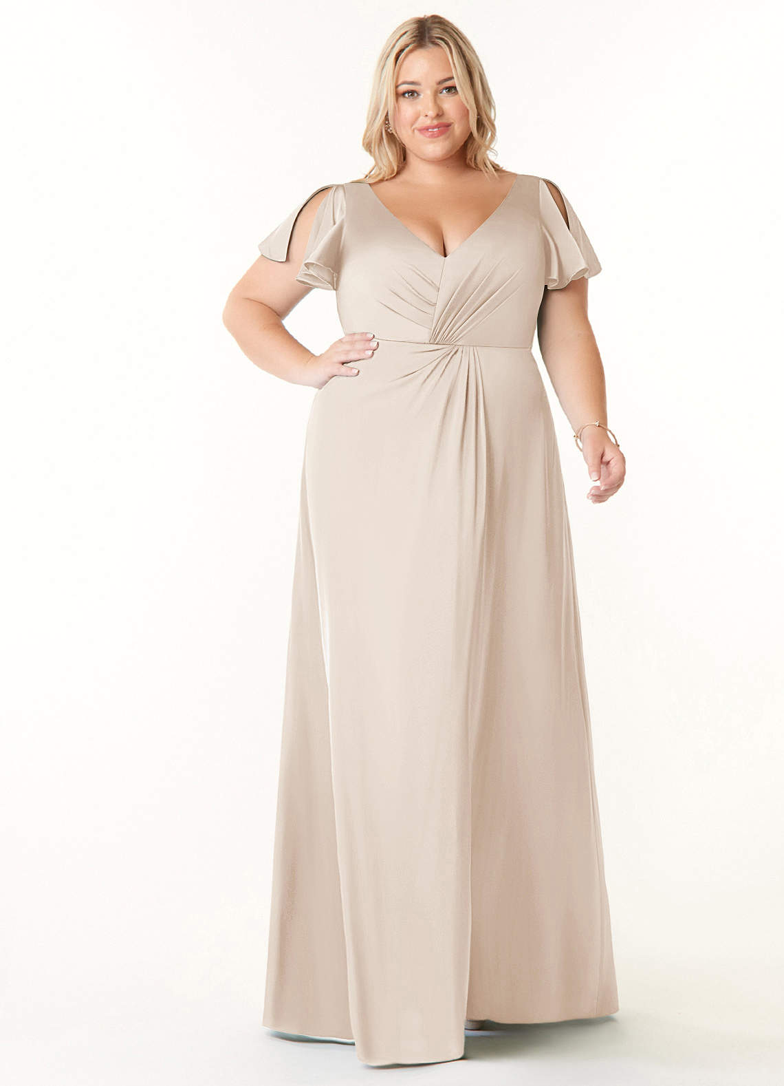 Soren Stretch Satin Dress-AZ33695757-Final sale