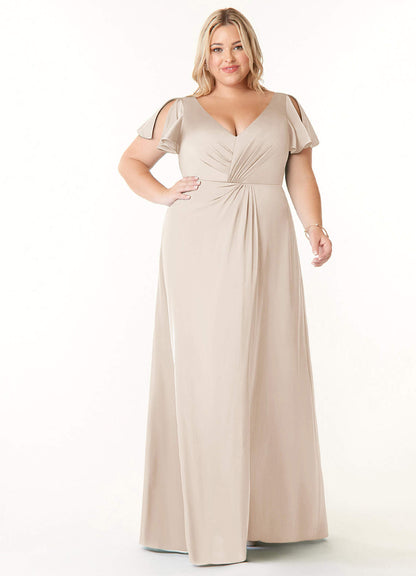 Soren Stretch Satin Dress-AZ33695757-Final sale