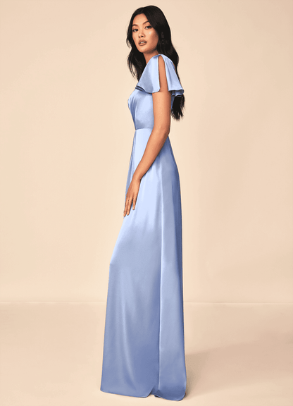 Soren Stretch Satin Dress-AZ67758340-Final sale